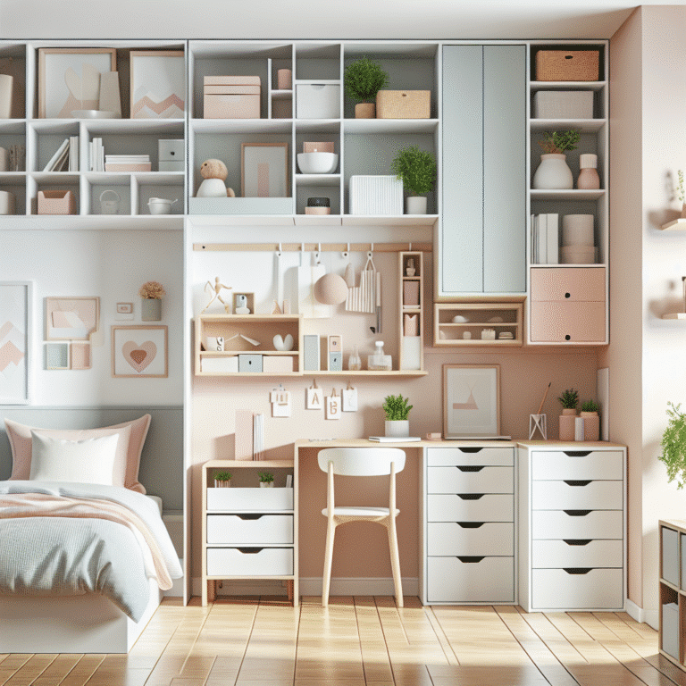 dicas práticas para organizar quartos pequenos