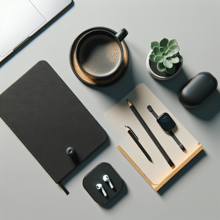 organização de objetos de forma minimalista