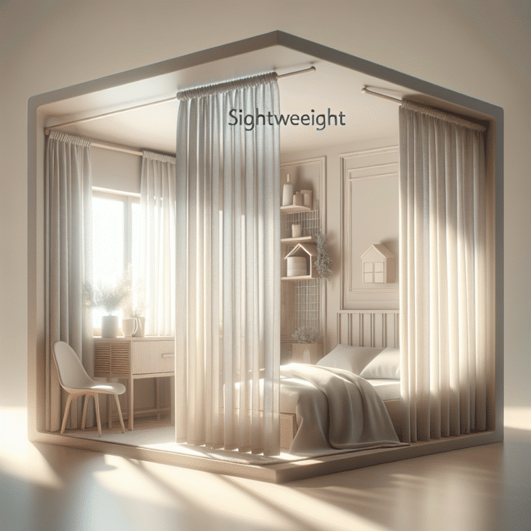 escolher cortinas leves para otimizar quartos pequenos