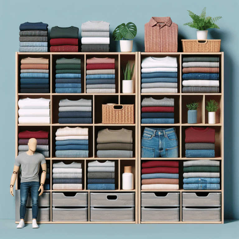 como dobrar roupas para economizar espaço