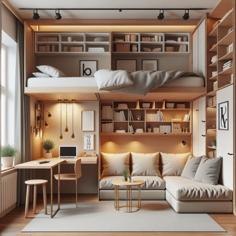 Móveis multifuncionais: a solução ideal para quartos pequenos