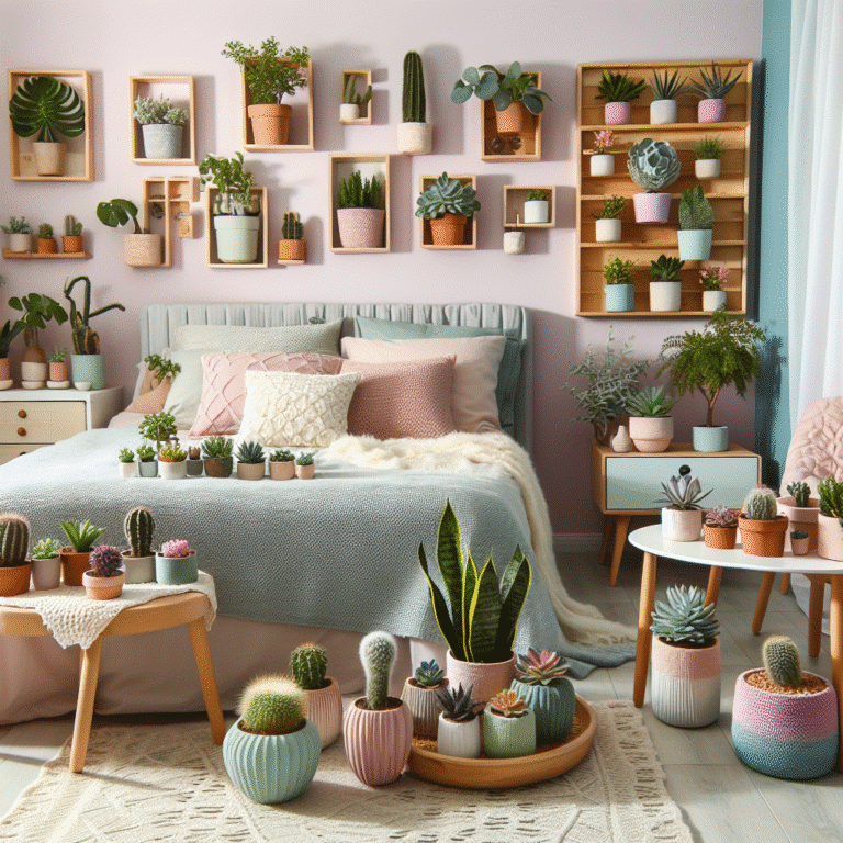 plantas DIY para quartos pequenos