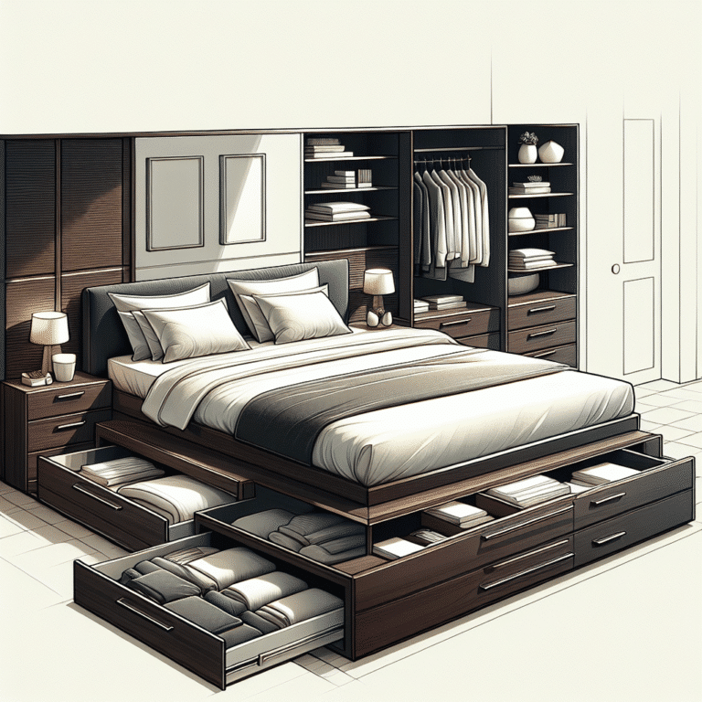 camas com armazenamento embutido: a solução perfeita para espaços reduzidos