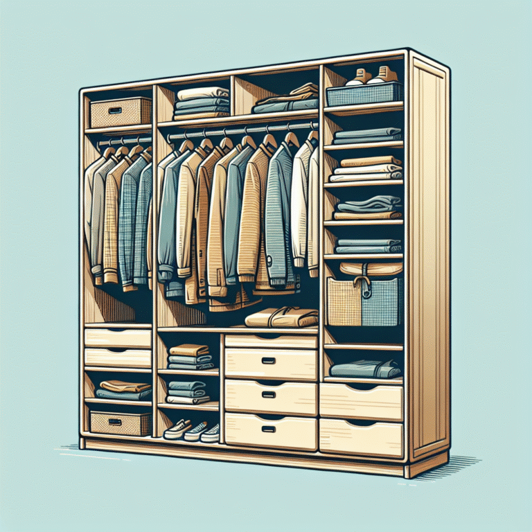 Guarda-roupa pequeno com grande capacidade: como escolher