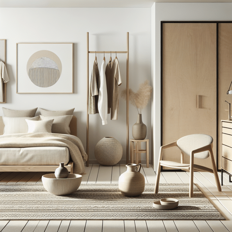 ideias de decoração DIY para quarto minimalista