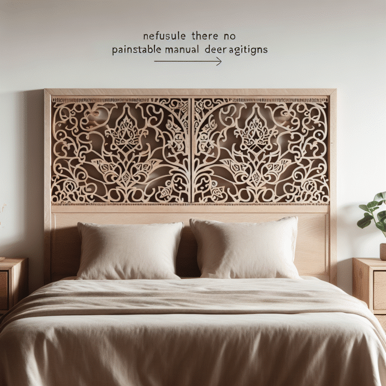 cabeceiras feitas à mão para quarto pequeno