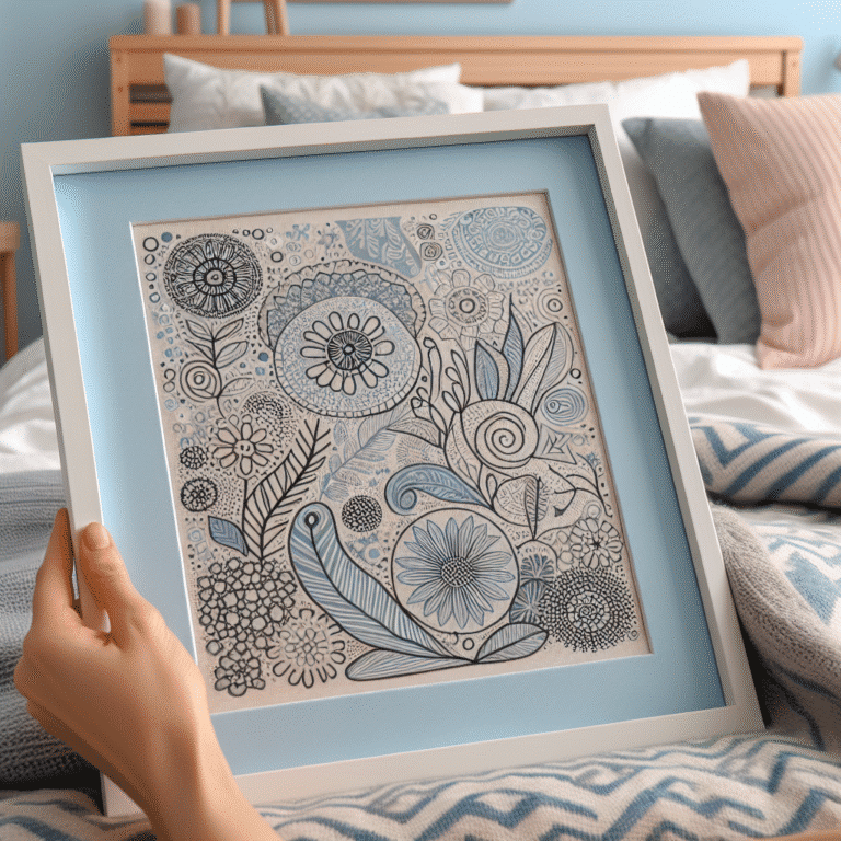 quadros artesanais para quartos pequenos