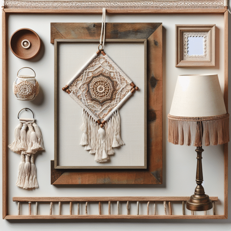 DIY itens decorativos para cabeceira