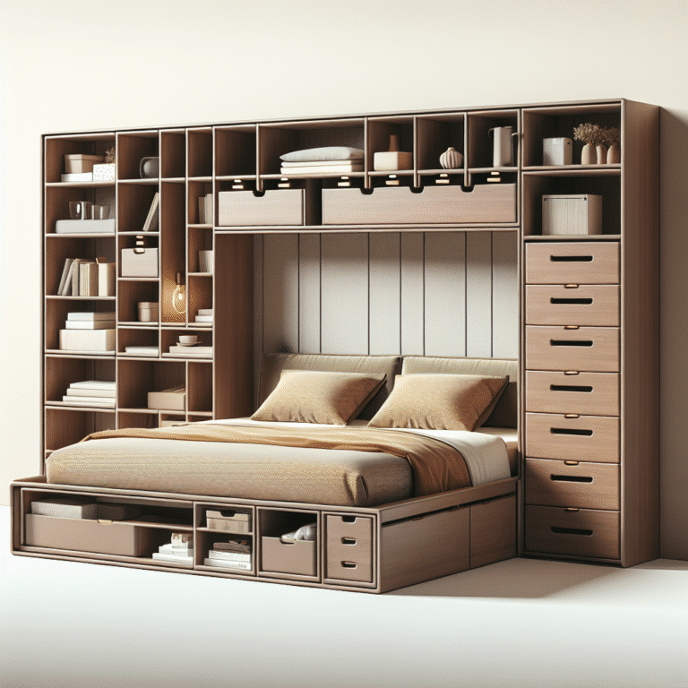 Camas com armazenamento embutido: a solução ideal