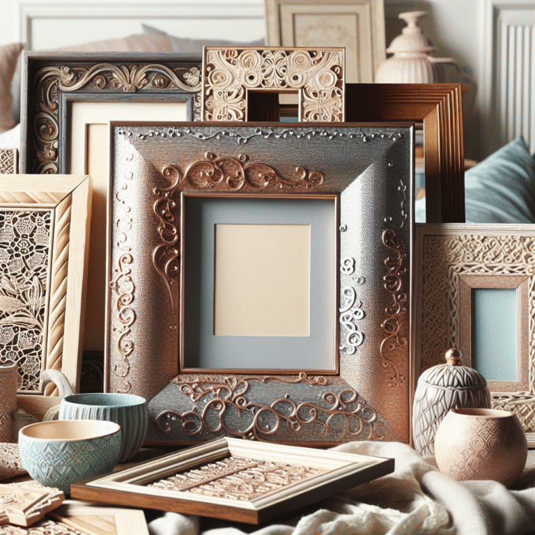 porta-retratos feitos à mão para quarto