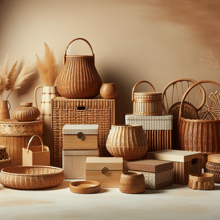 cestos e caixas decorativas para organização