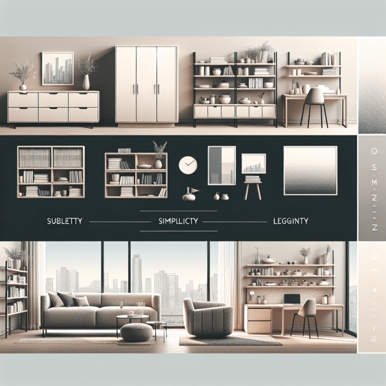 dicas de organização minimalista para apartamento