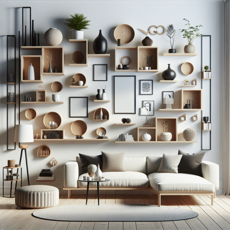 prateleiras suspensas como aliadas da decoração e da organização