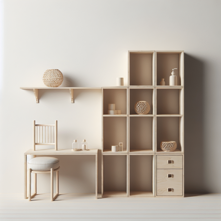 DIY nichos e prateleiras minimalistas