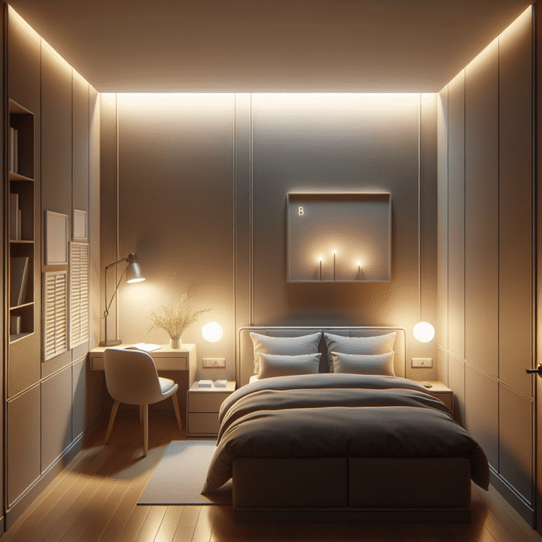 luminárias de parede: aproveitando cada canto do quarto compacto