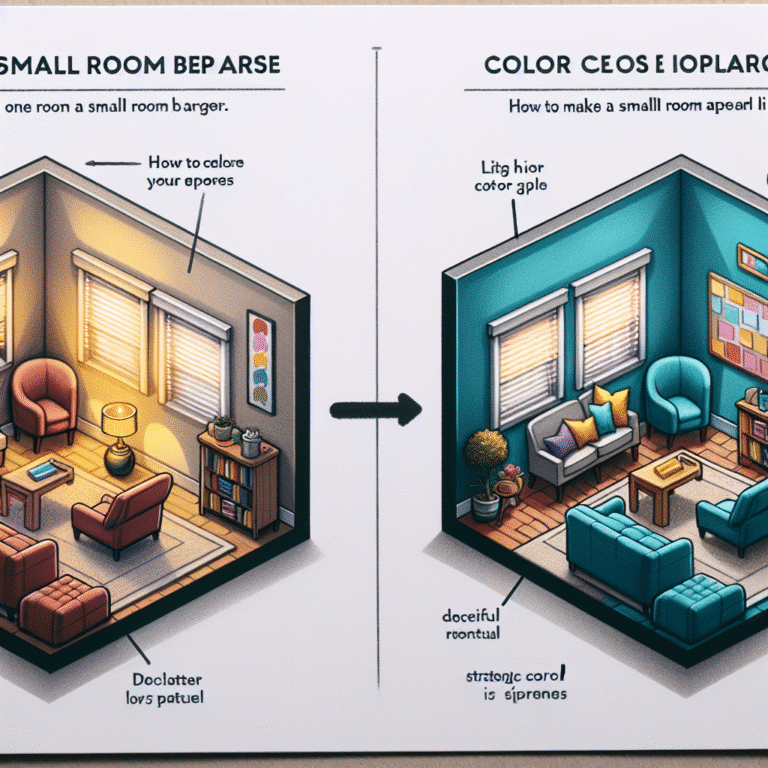 como usar cores para ampliar quarto pequeno