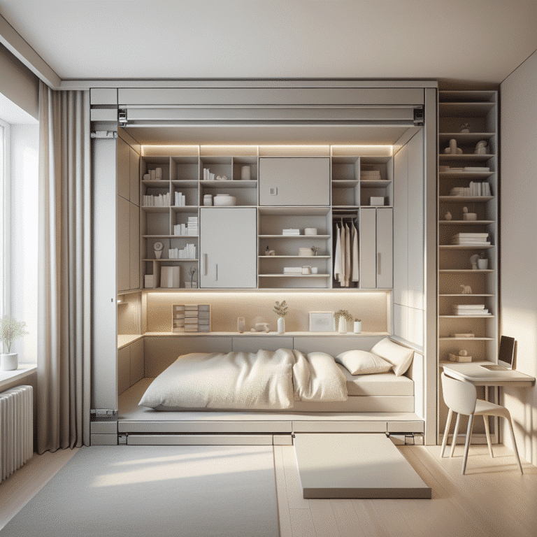 móveis planejados para otimizar o espaço em quartos pequenos