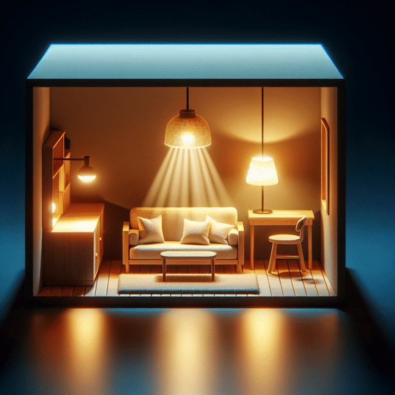 iluminação indireta para quarto pequeno