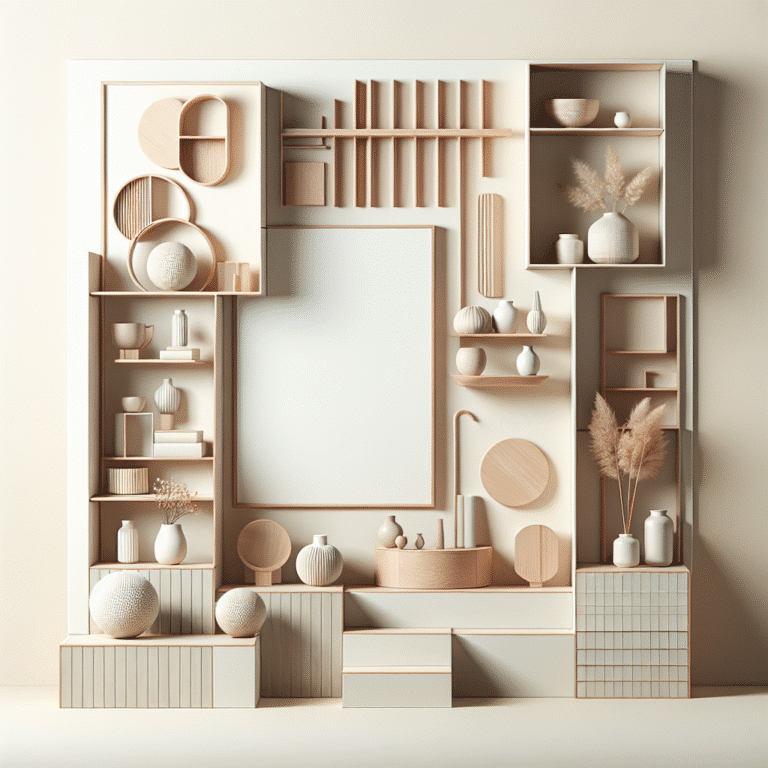 DIY nichos e prateleiras minimalistas