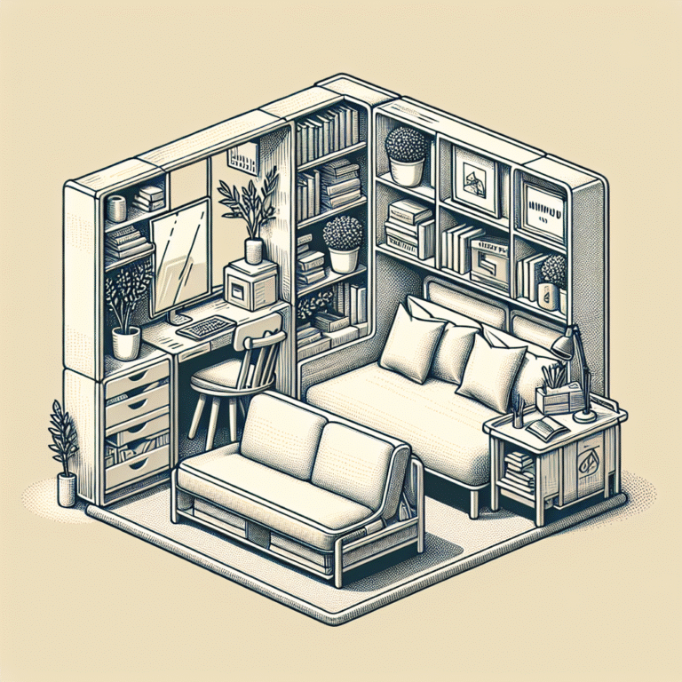 Móveis multifuncionais fundamentais para quartos pequenos